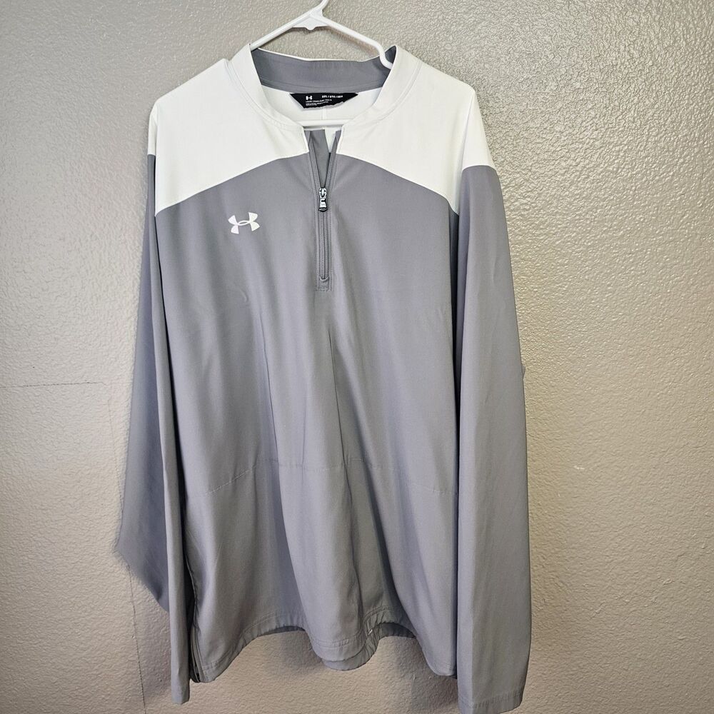 Under Armour Men's Triumph Cage Jacket - Long Sleeve Quarter-Zip Pullover W511